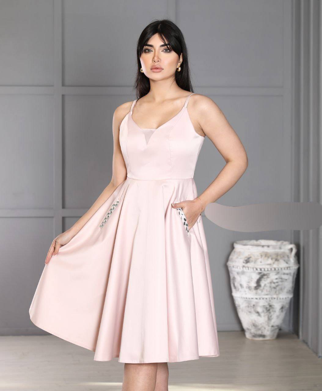 پیراهن زنانه مجلسی درسا ساتن کوتاه