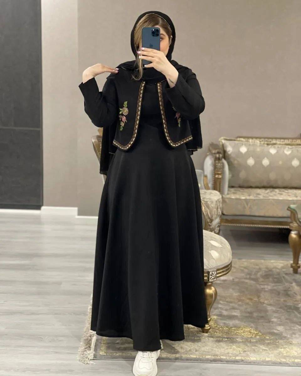 کت سارافون زنانه کوکی گلدوزی