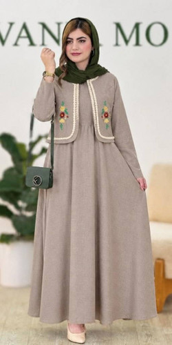 ست کت سارافون زنانه وانیک گلدوزی