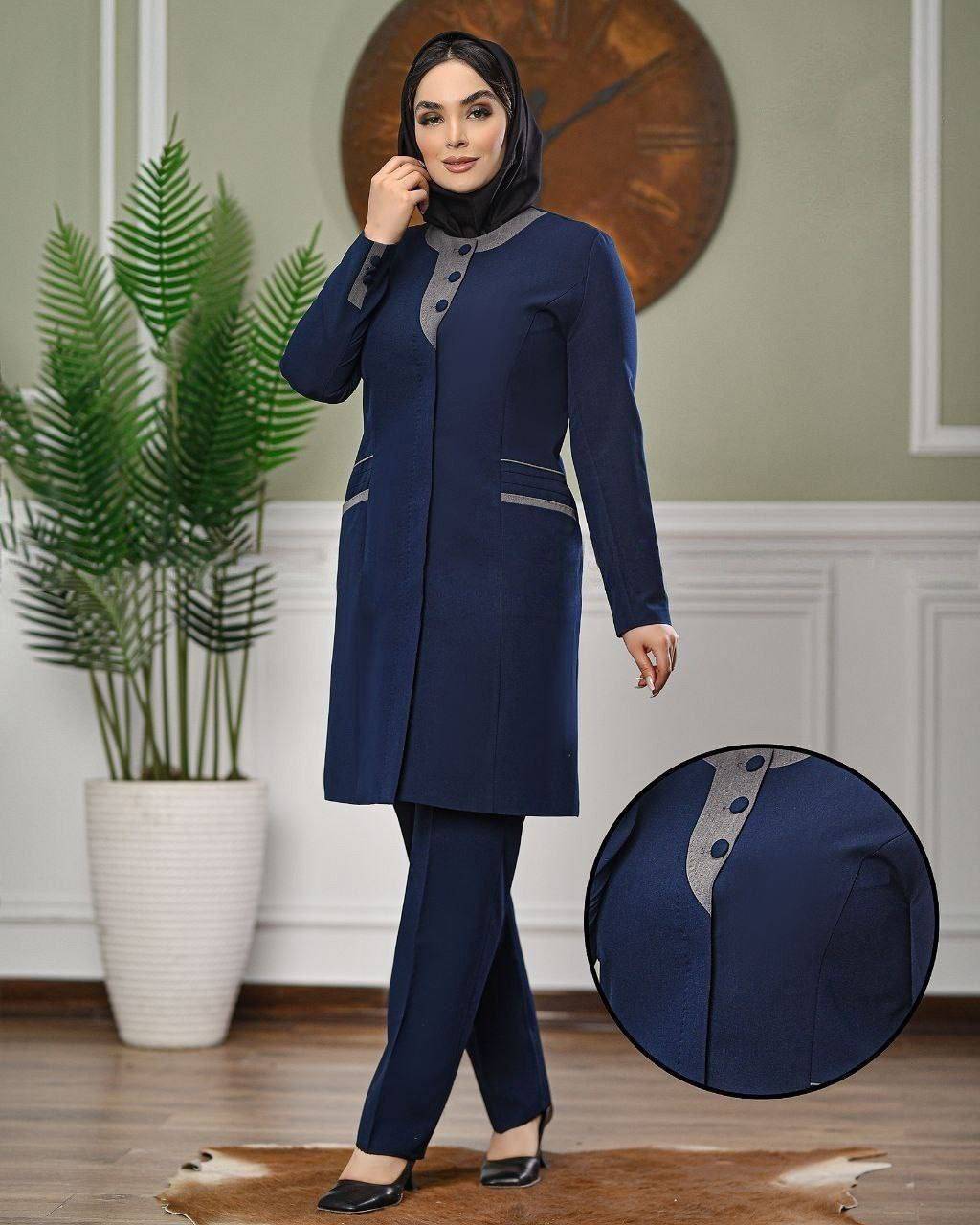 ست مانتو شلوار اداری زنانه نیکا