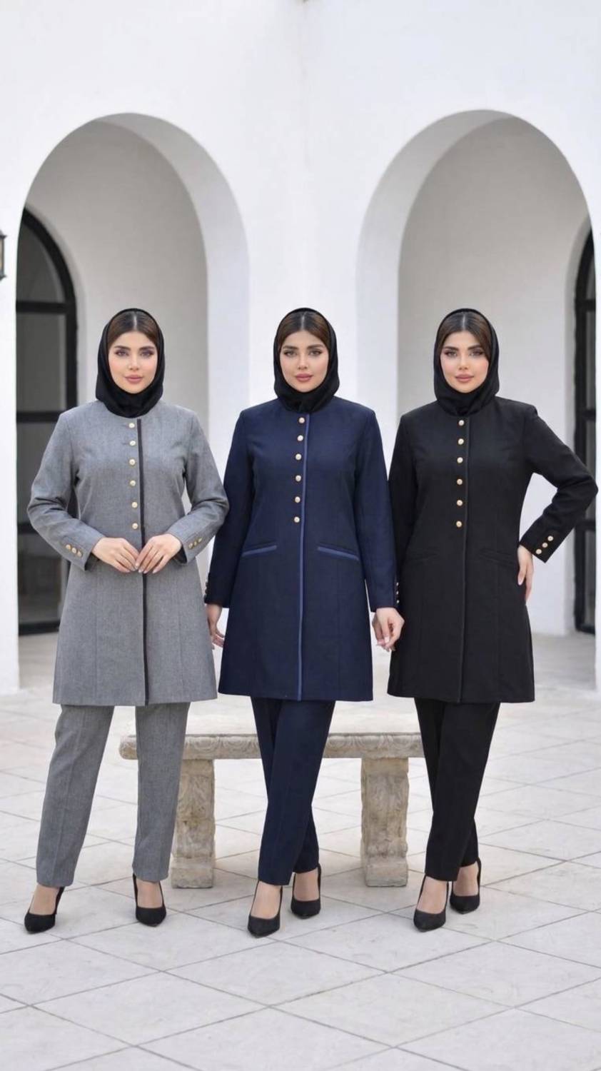 مانتو شلوار اداری زنانه ساغر ، ارسال رایگان