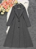 پالتو زنانه بلند دیپلمات پشمی موهر دار ؛ ارسال رایگان