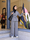 ست مانتو کتی و شلوار زنانه میلانو