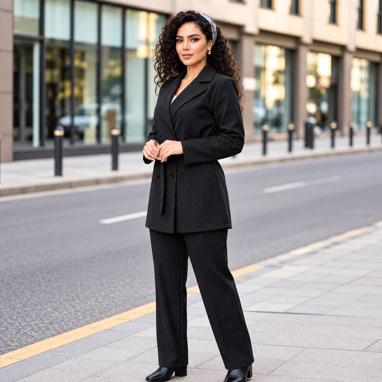 ست مانتو کتی و شلوار زنانه میلانو