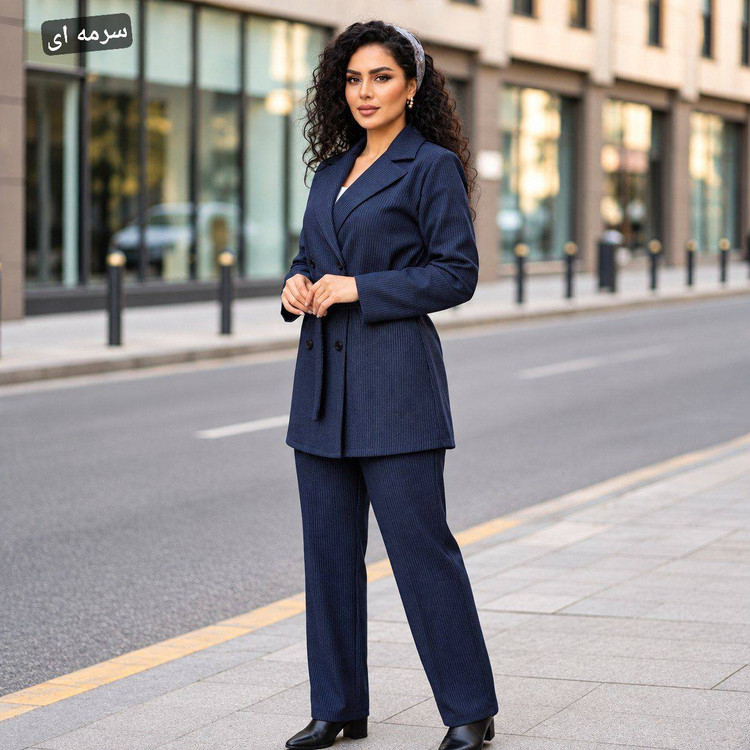 ست مانتو کتی و شلوار زنانه میلانو