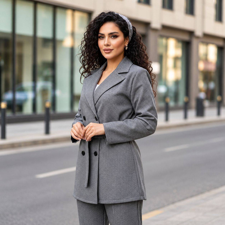 ست مانتو کتی و شلوار زنانه میلانو