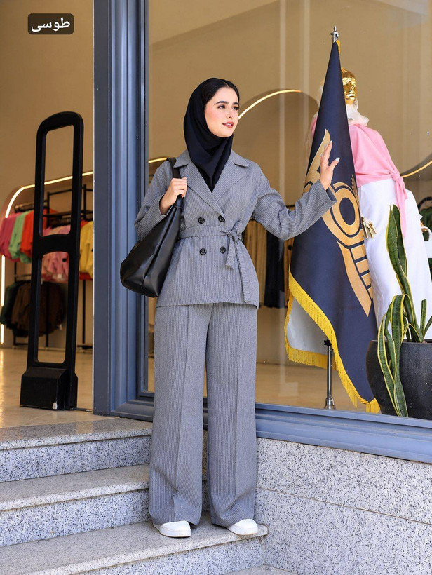 ست مانتو کتی و شلوار زنانه میلانو